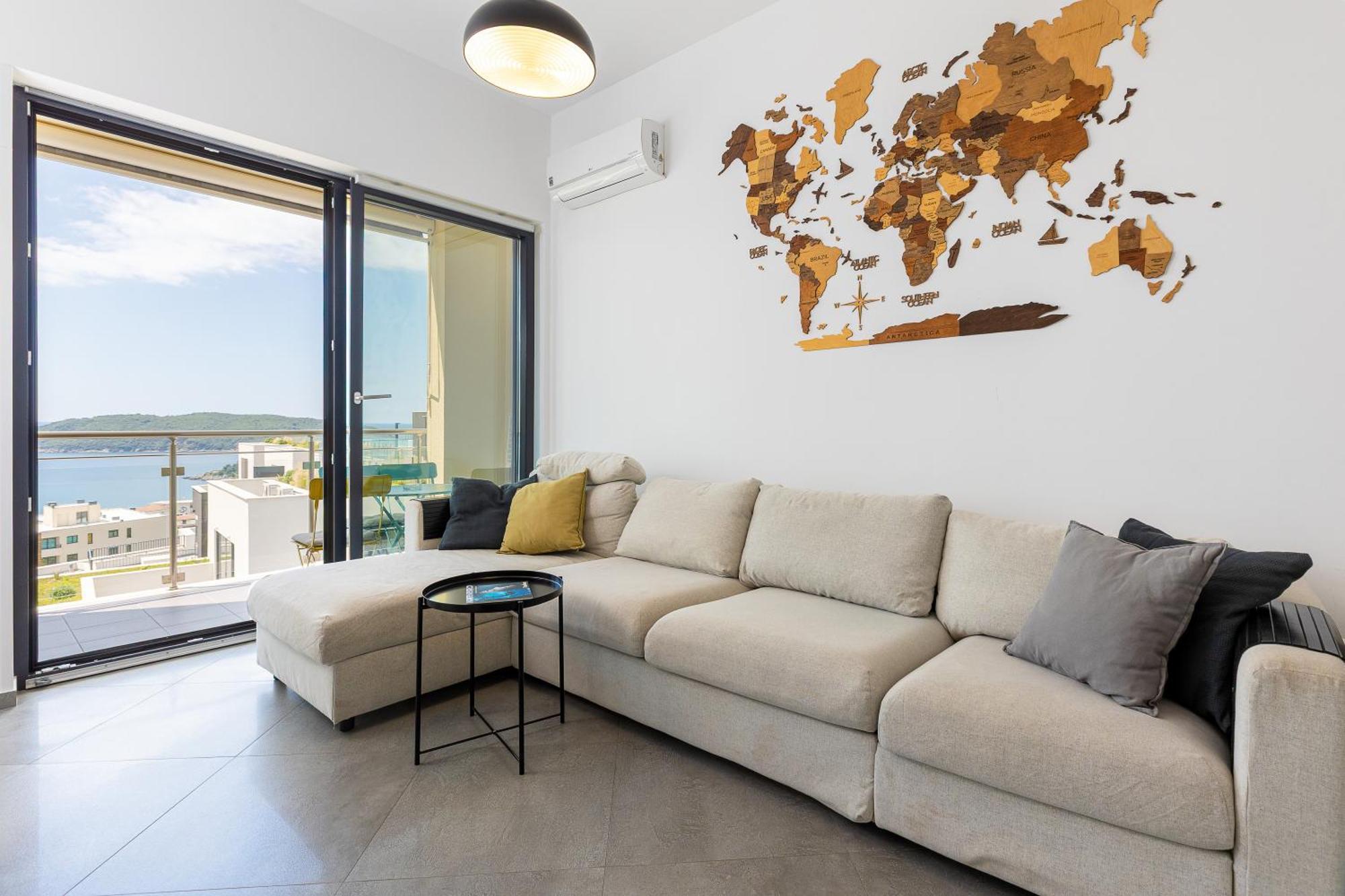 Modern Top Floor Sea View 3Br With Pools, Spa & Fitness เบชิชิ ภายนอก รูปภาพ