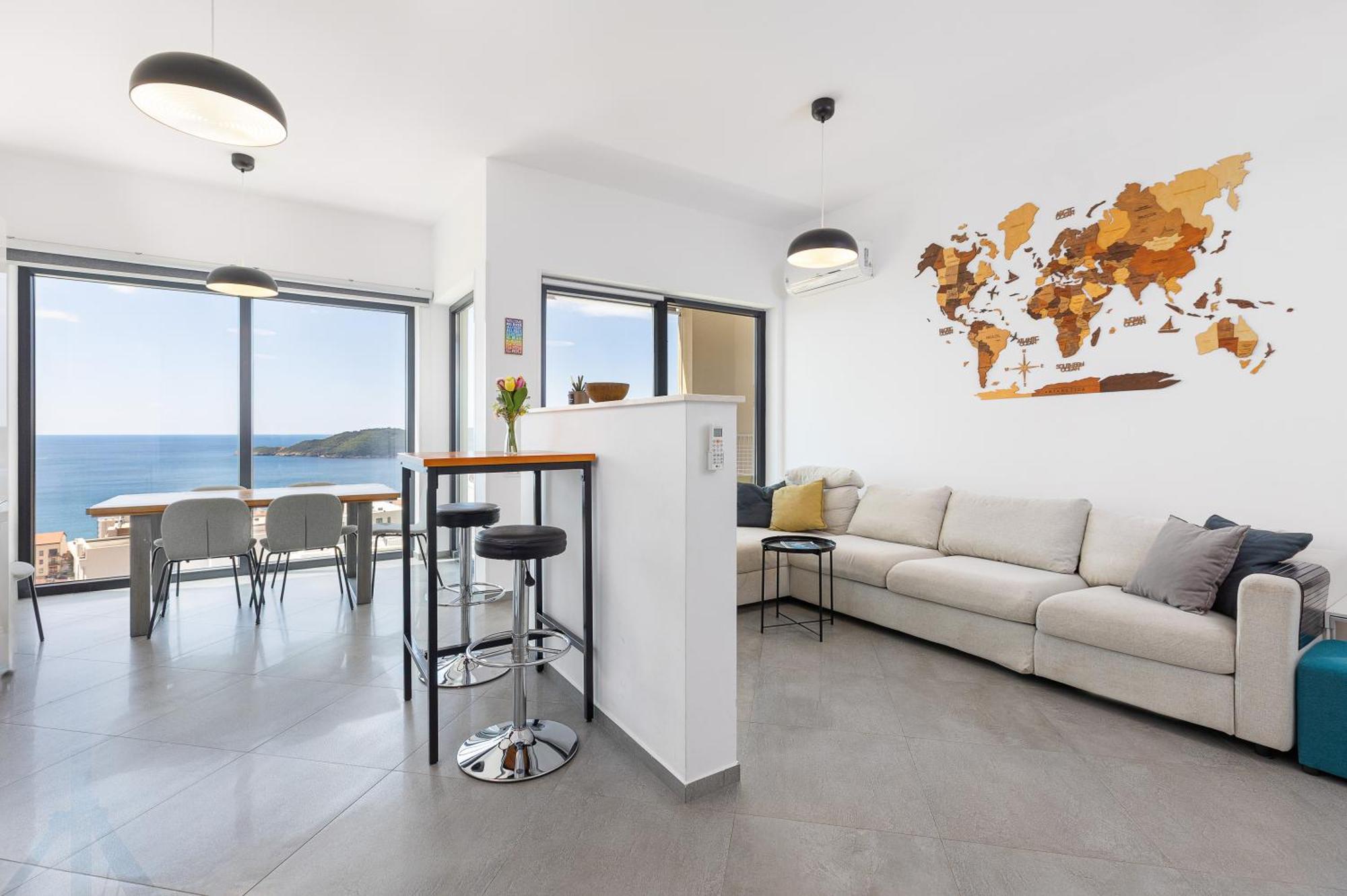 Modern Top Floor Sea View 3Br With Pools, Spa & Fitness เบชิชิ ภายนอก รูปภาพ